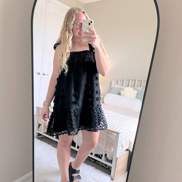 Entro Black Mini Dress - Picture 2 of 10